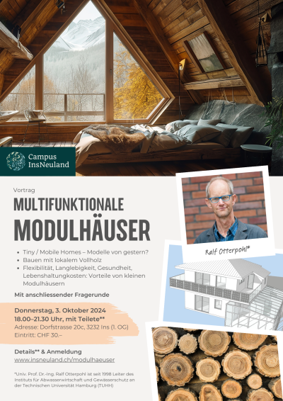 Ralf Otterpohl: Vortrag Multifunktionale Modulhäuser